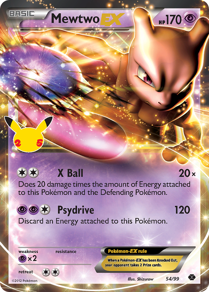Mewtwo-EX – Celebrations: Classic Collection