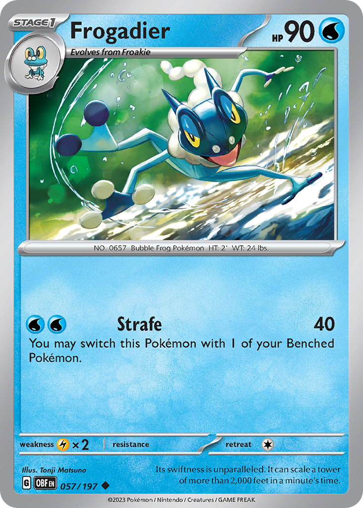 Frogadier – Obsidian Flames