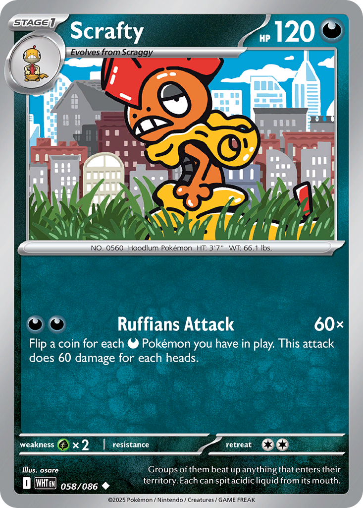 Scrafty – White Flare