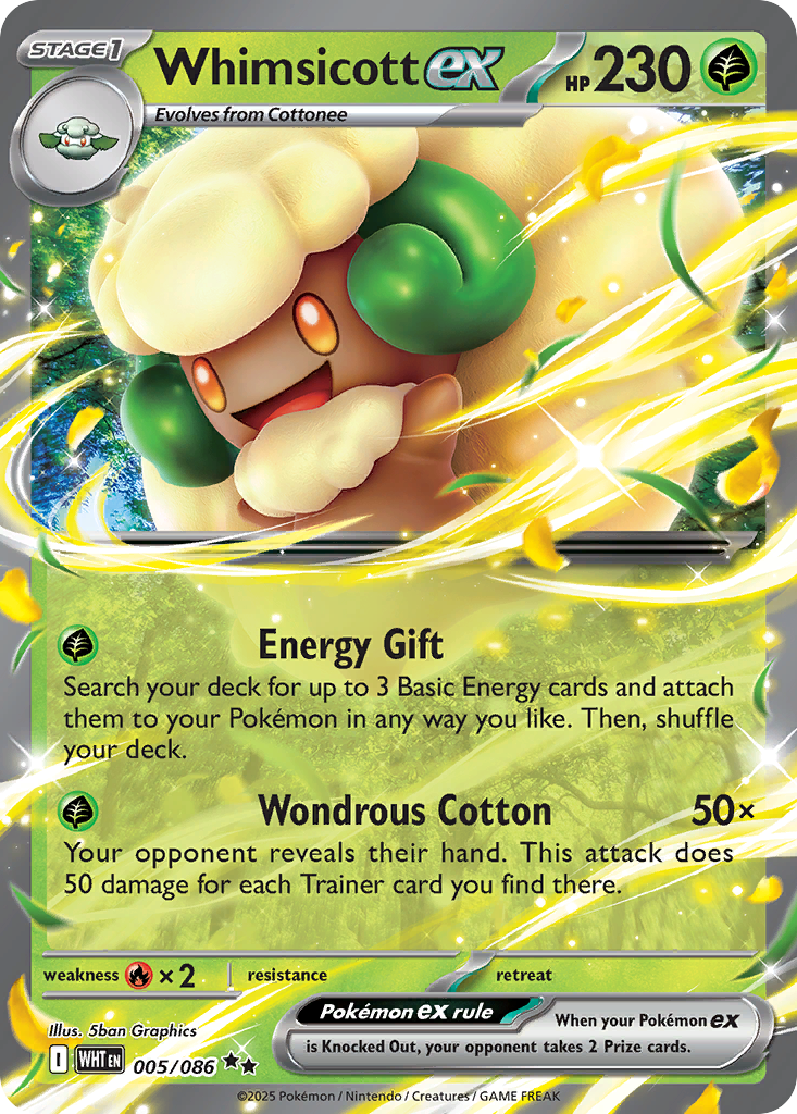 Whimsicott ex – White Flare