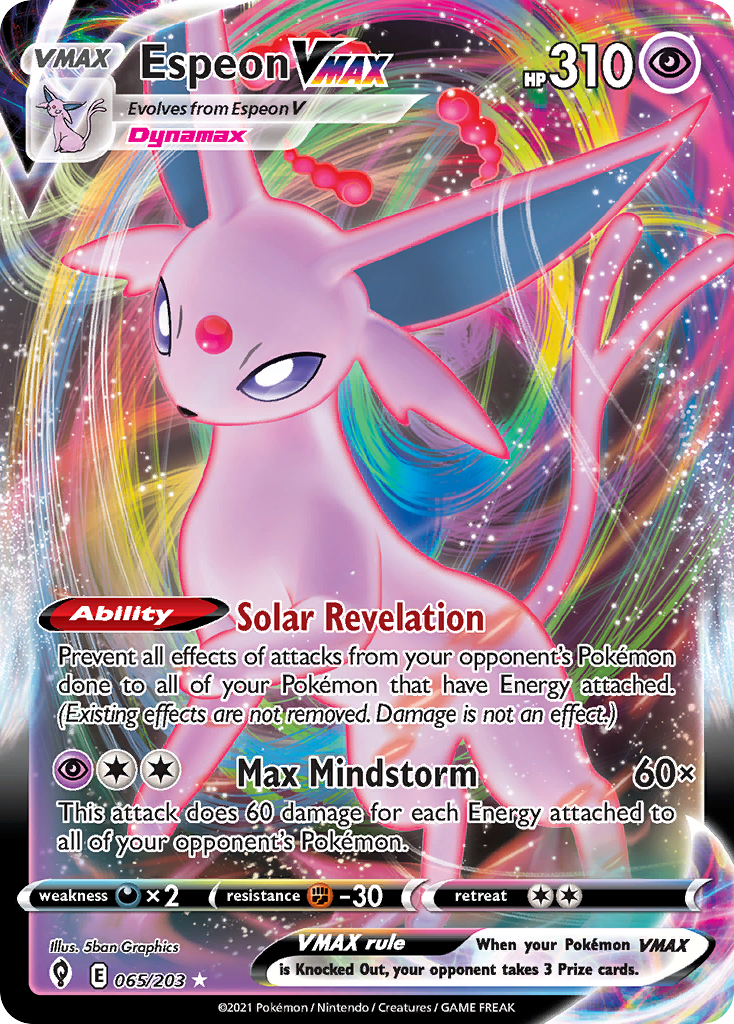 Espeon VMAX – Evolving Skies