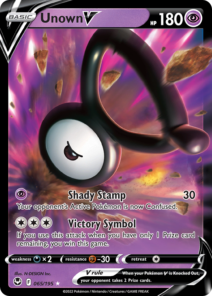 Unown V – Silver Tempest