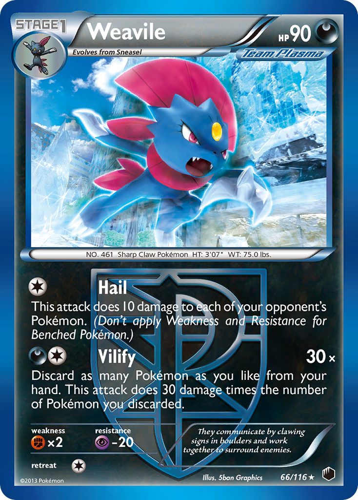 Weavile – Plasma Freeze