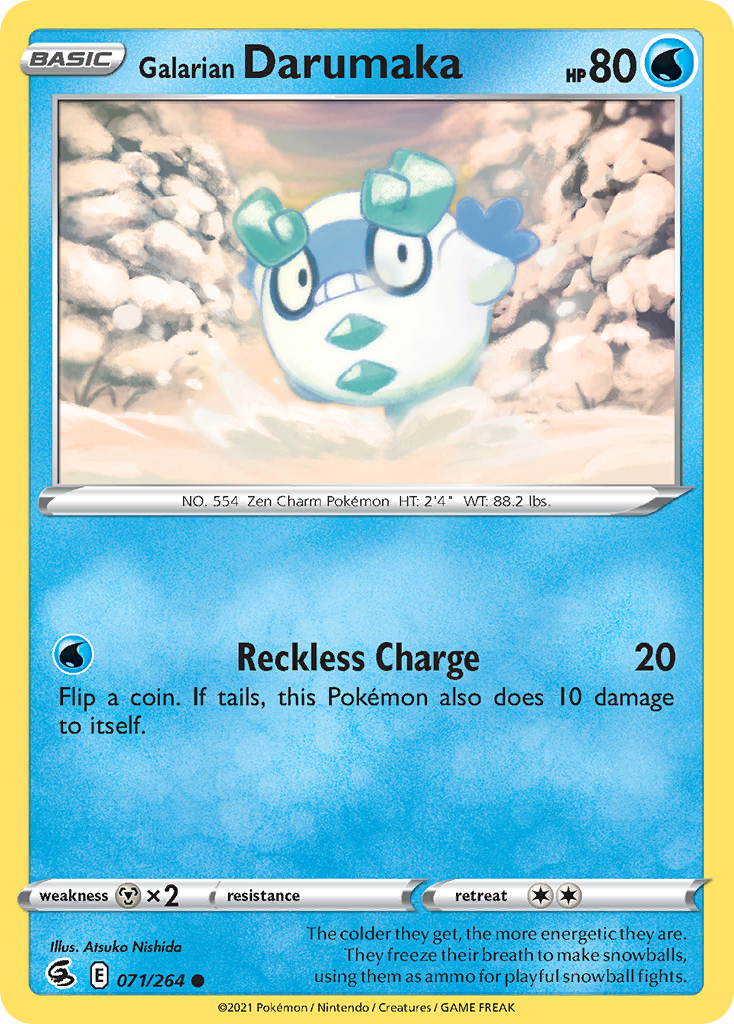 Galarian Darumaka – Fusion Strike