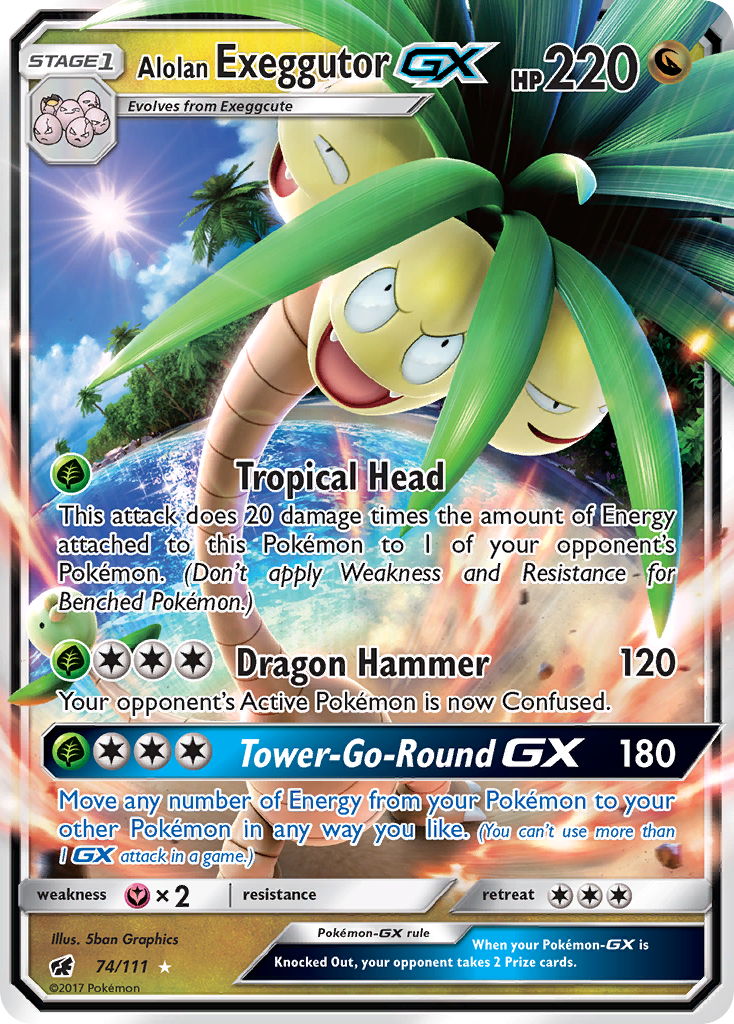 Alolan Exeggutor-GX – Crimson Invasion