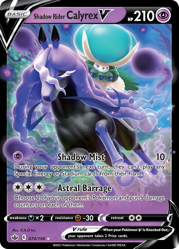 Shadow Rider Calyrex V – Chilling Reign