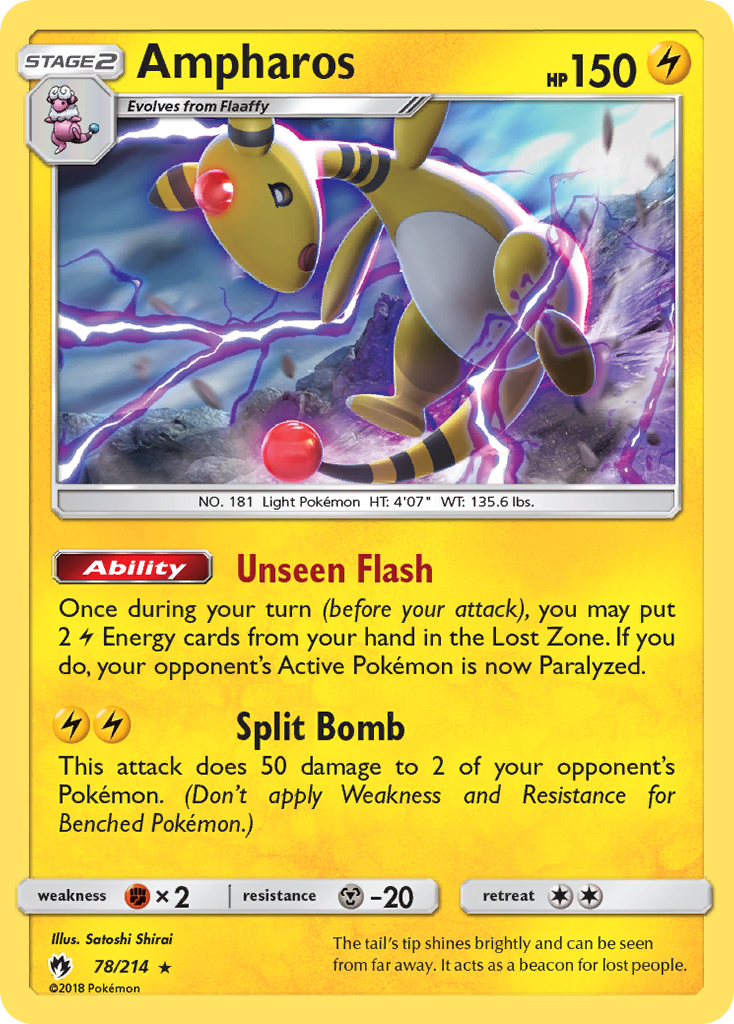 Ampharos – Lost Thunder
