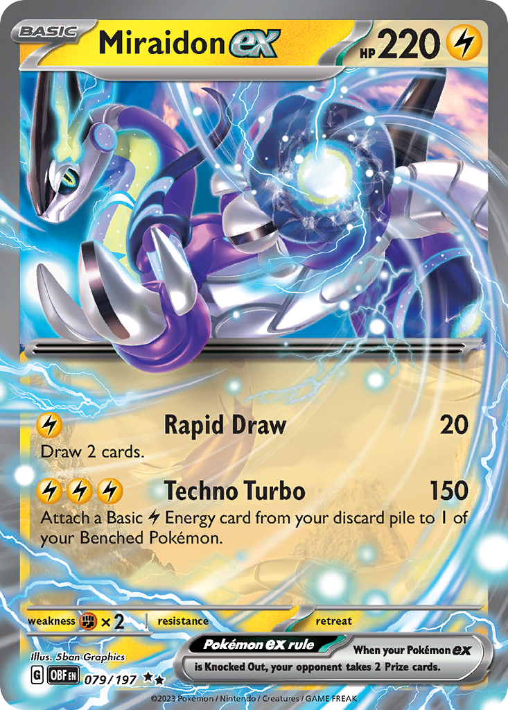 Miraidon ex – Obsidian Flames