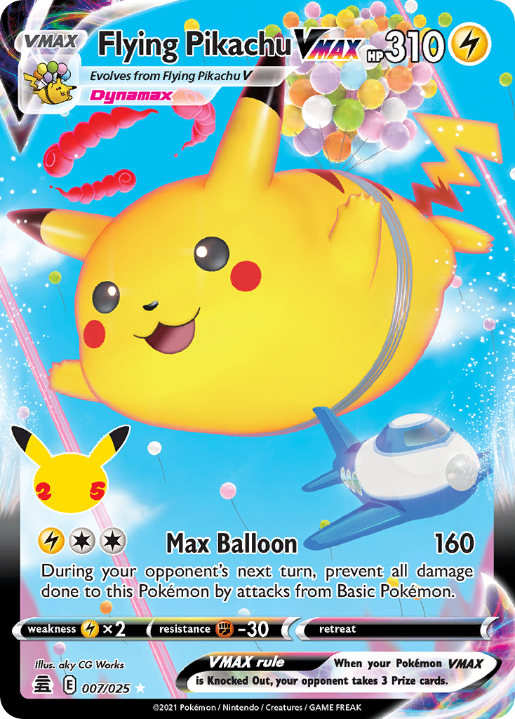 Flying Pikachu VMAX – Celebrations