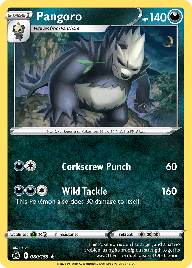 Pangoro – Crown Zenith