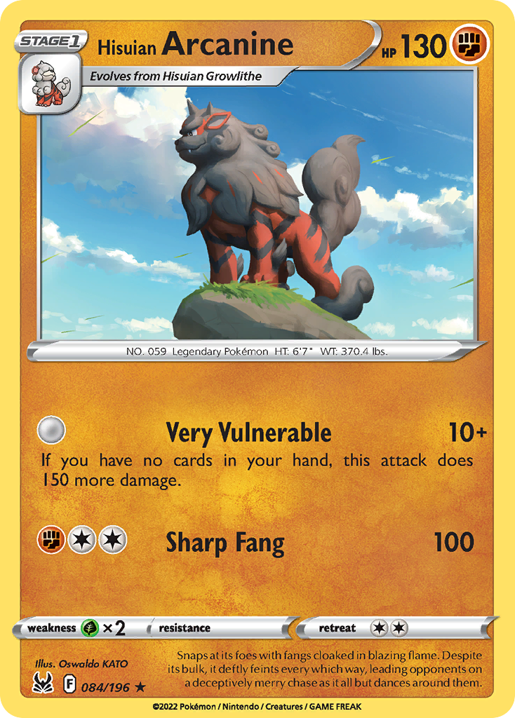 Hisuian Arcanine – Lost Origin