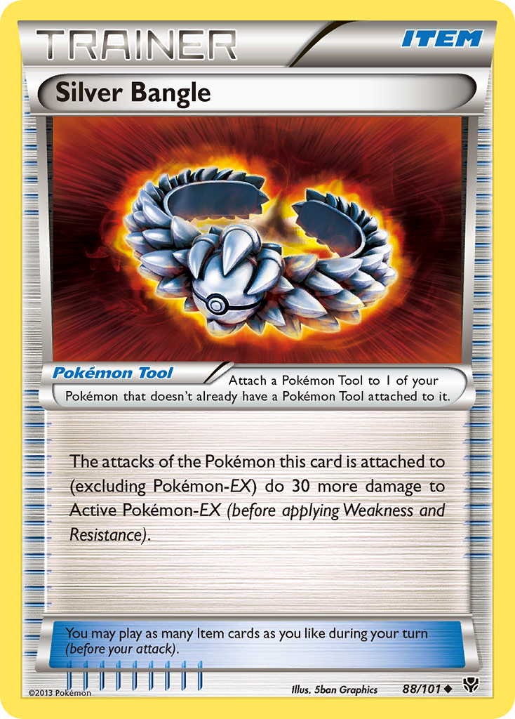 Silver Bangle – Plasma Blast