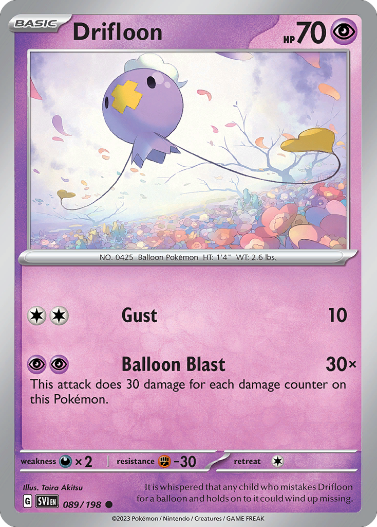 Drifloon – Scarlet & Violet