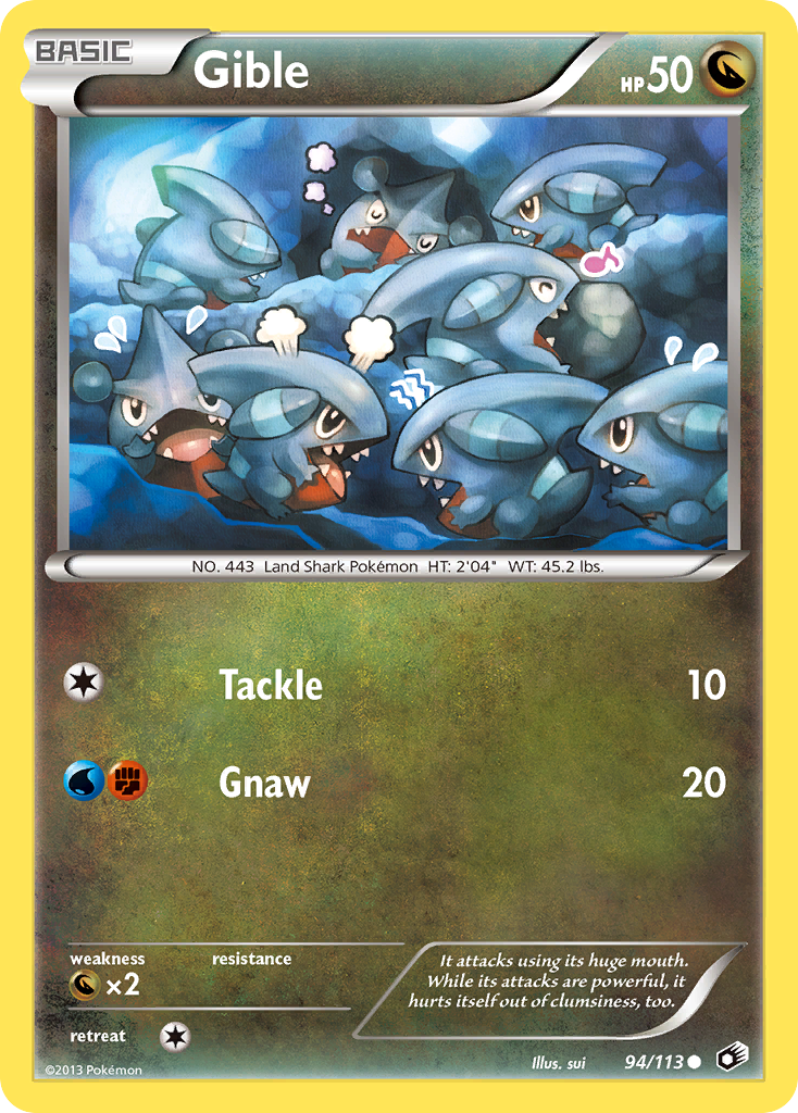 Gible – Legendary Treasures
