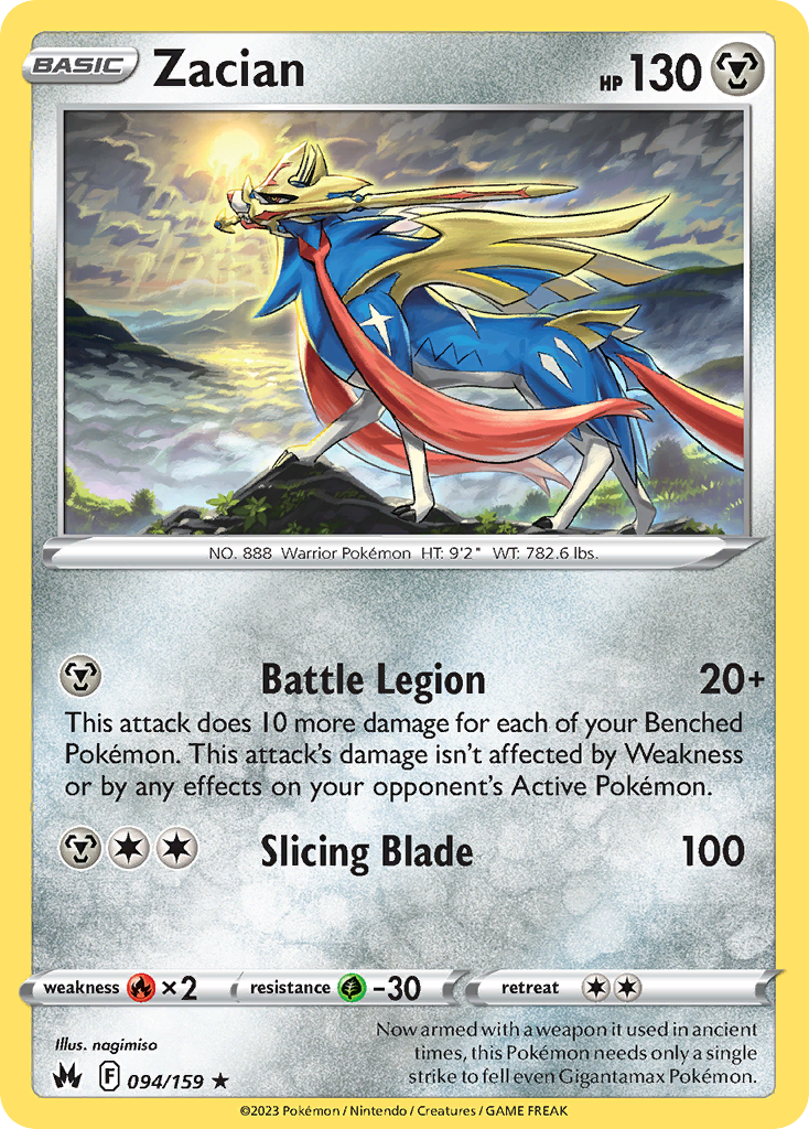 Zacian – Crown Zenith