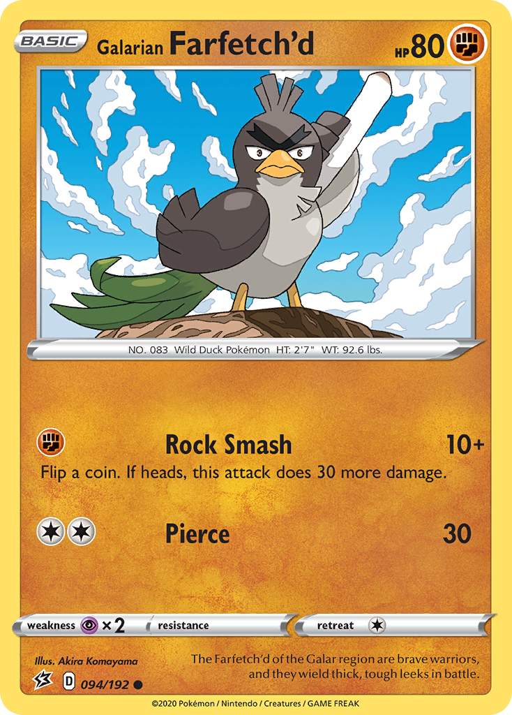 Galarian Farfetch'd – Rebel Clash