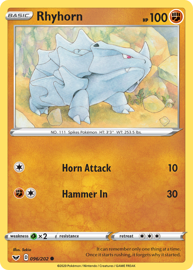Rhyhorn – Sword & Shield