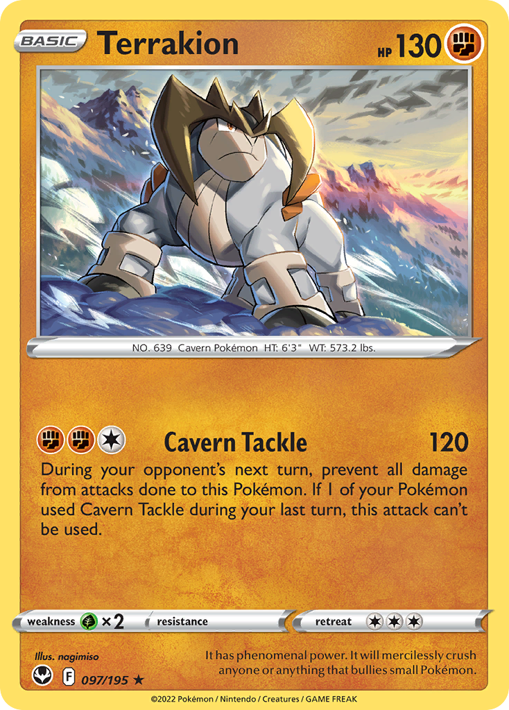 Terrakion – Silver Tempest