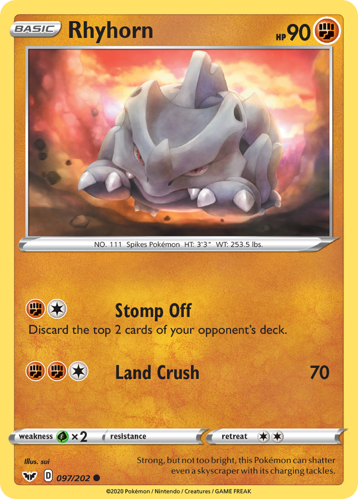 Rhyhorn – Sword & Shield