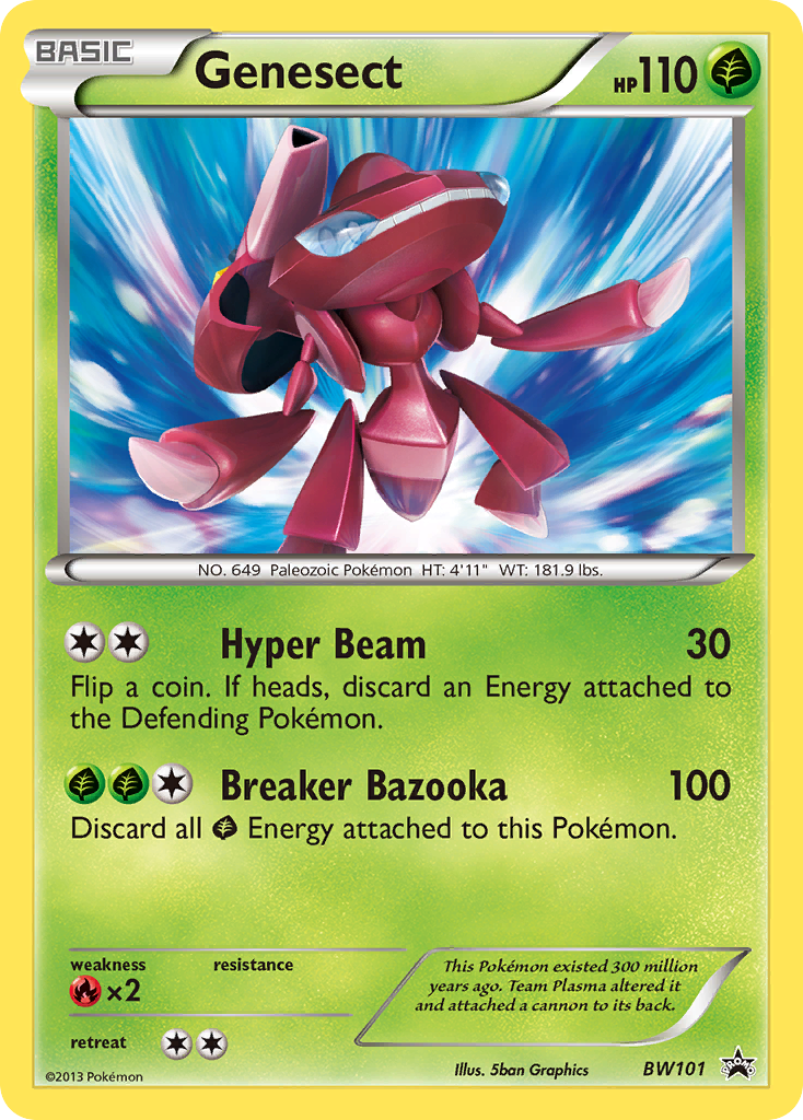 Genesect – Black & White Promos