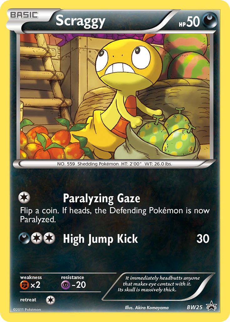 Scraggy – Black & White Promos