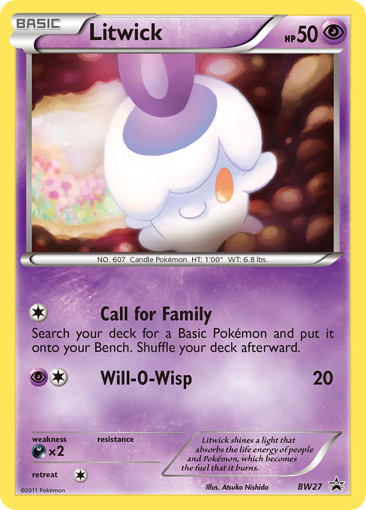 Litwick – Black & White Promos