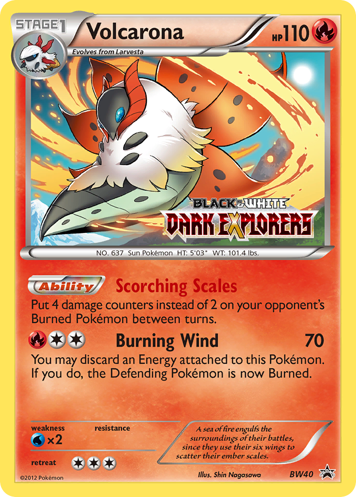 Volcarona – Black & White Promos