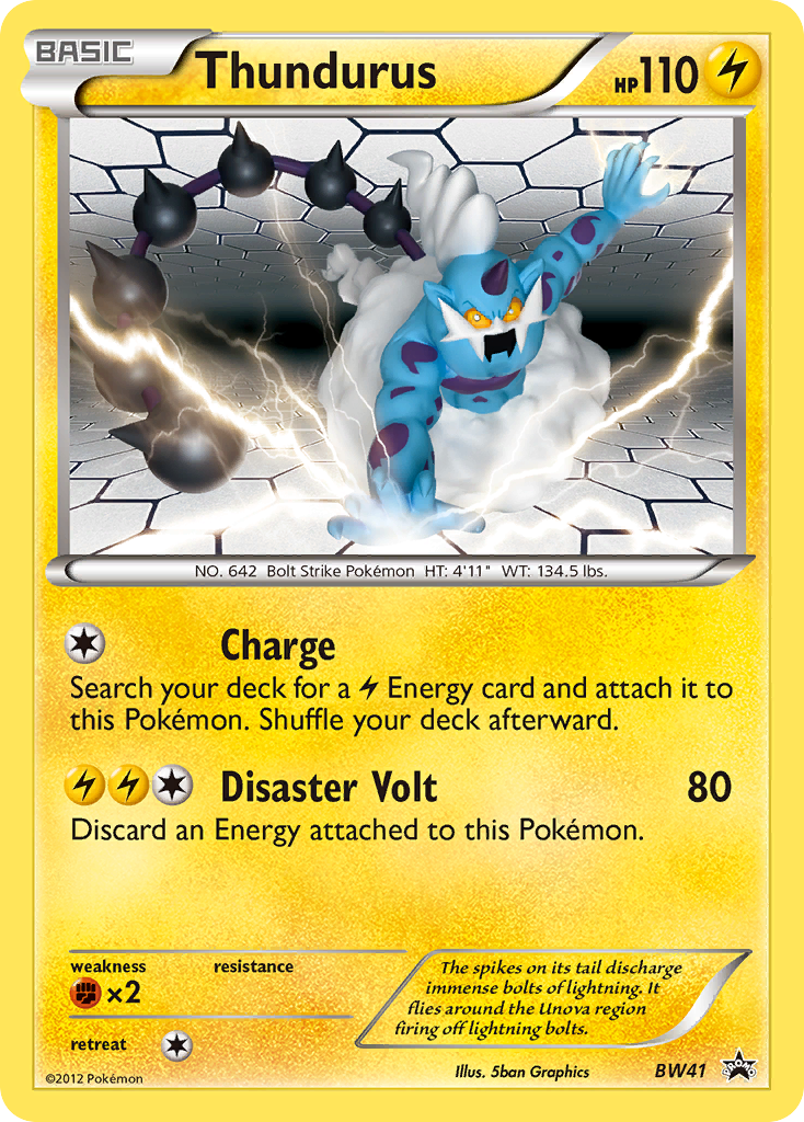 Thundurus – Black & White Promos