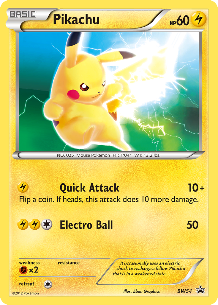 Pikachu – Black & White Promos