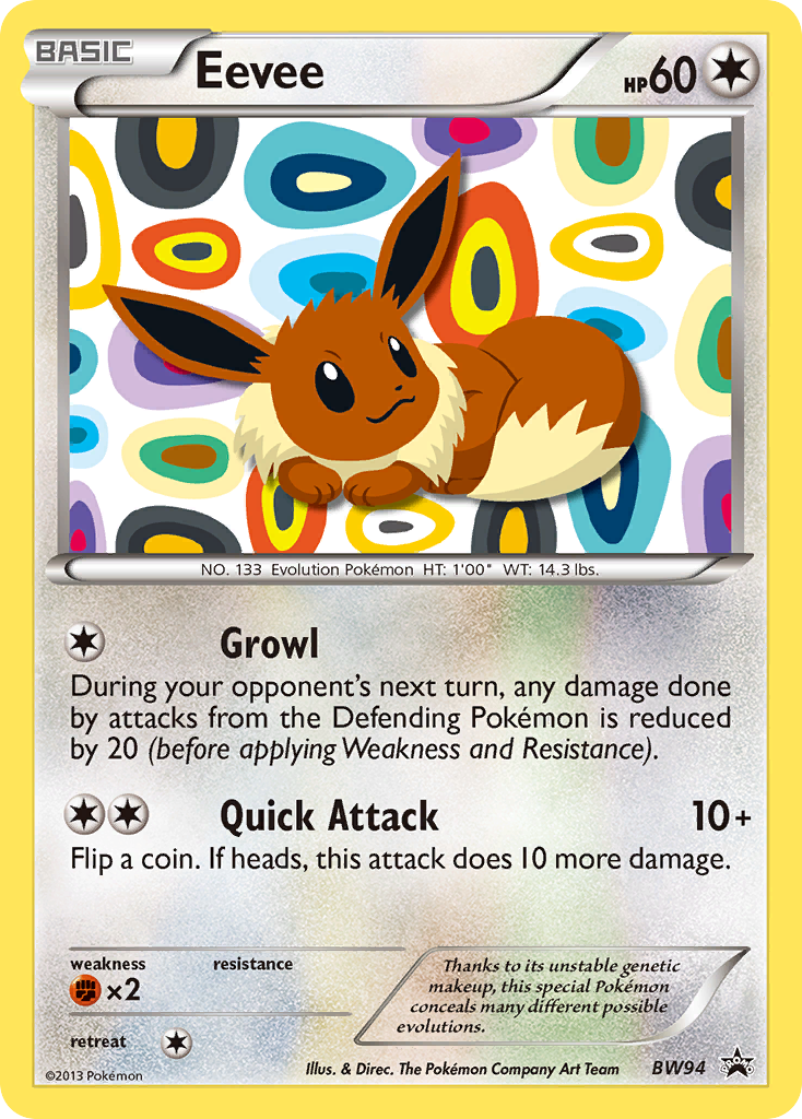 Eevee – Black & White Promos
