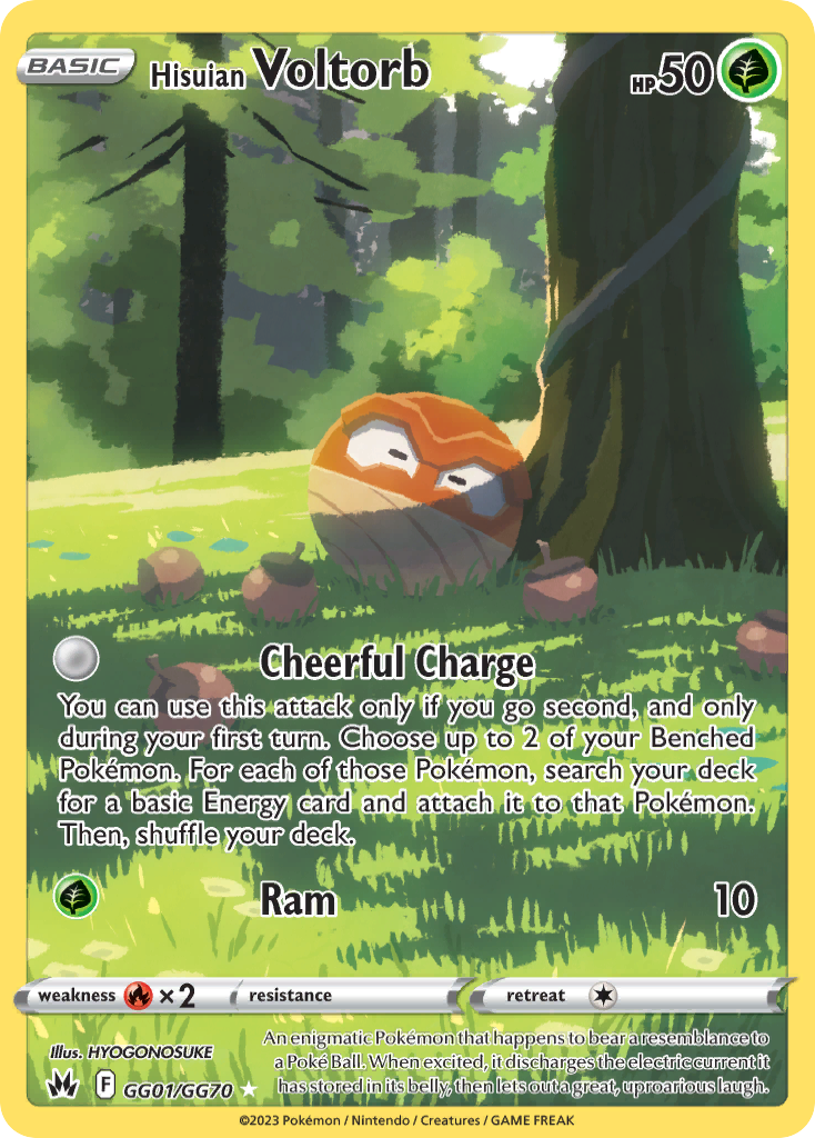 Hisuian Voltorb – Crown Zenith Galarian Gallery