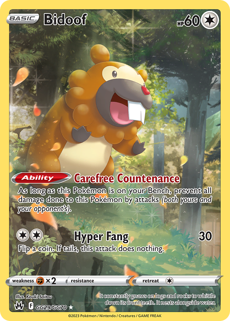 Bidoof – Crown Zenith Galarian Gallery