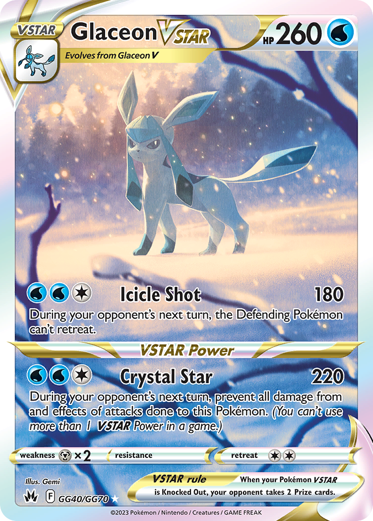 Glaceon VSTAR – Crown Zenith Galarian Gallery