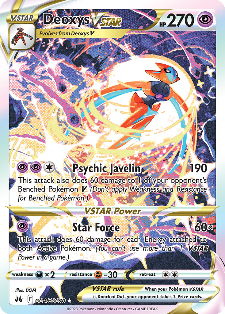 Deoxys VSTAR – Crown Zenith Galarian Gallery