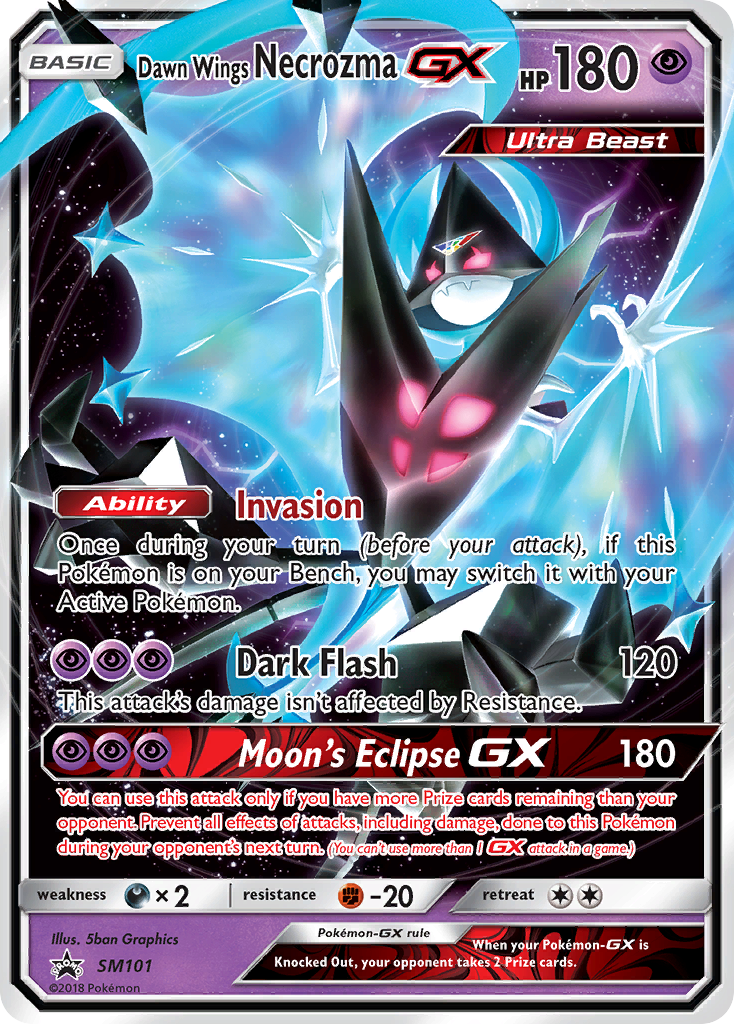 Dawn Wings Necrozma-GX – SM Black Star Promos