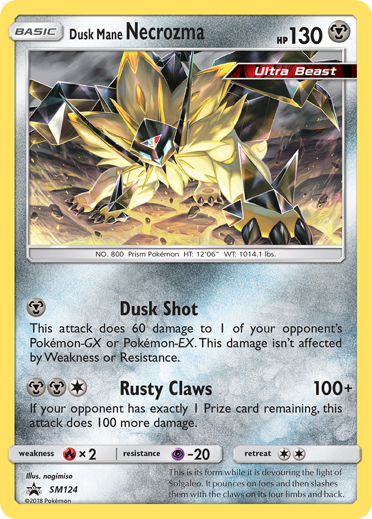 Dusk Mane Necrozma – SM Black Star Promos