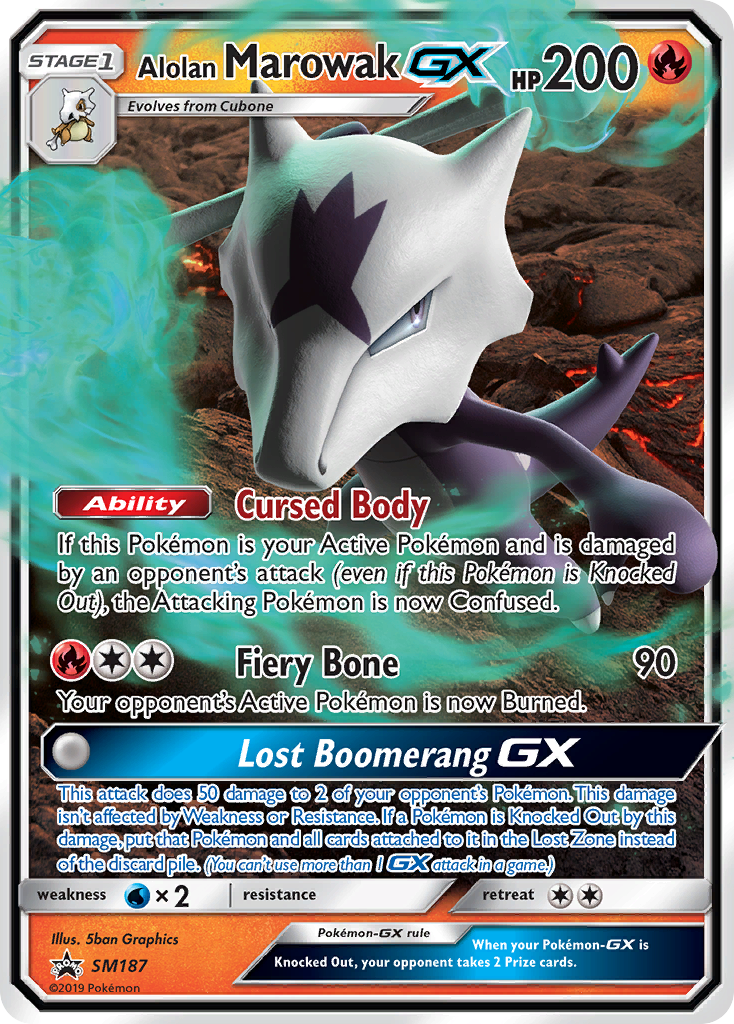Alolan Marowak-GX – SM Black Star Promos