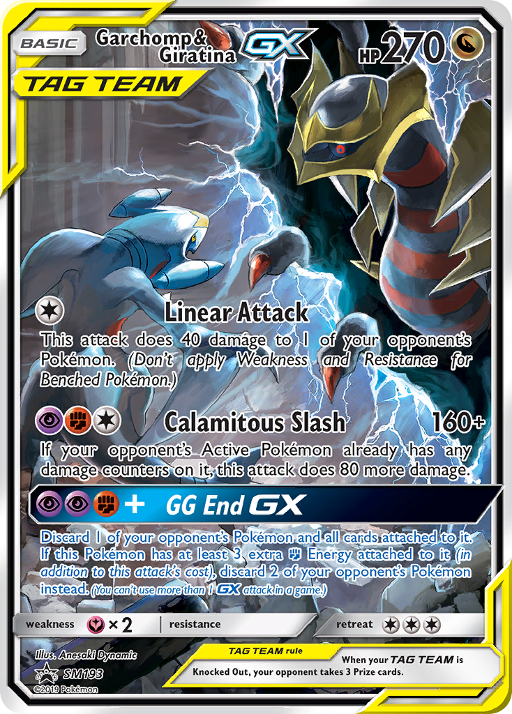 Garchomp & Giratina-GX – SM Black Star Promos
