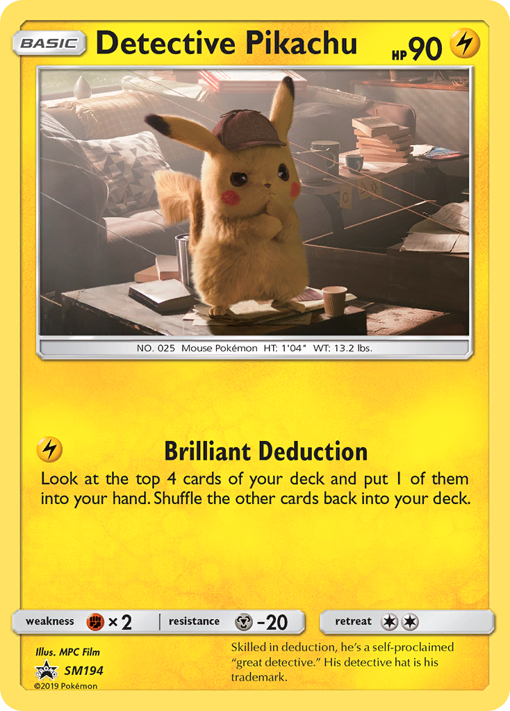 Detective Pikachu – SM Black Star Promos