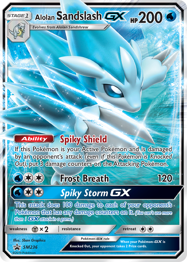 Alolan Sandslash-GX – SM Black Star Promos