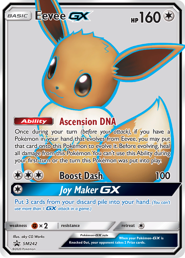 Eevee-GX – SM Black Star Promos