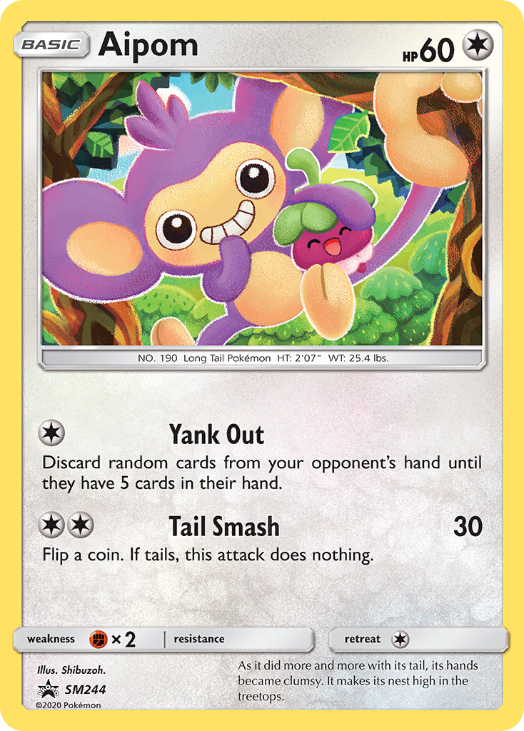 Aipom – SM Black Star Promos