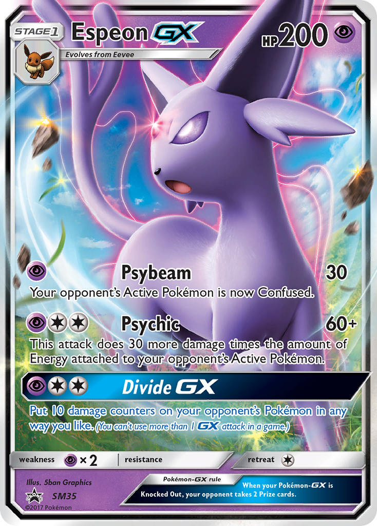Espeon-GX – SM Black Star Promos