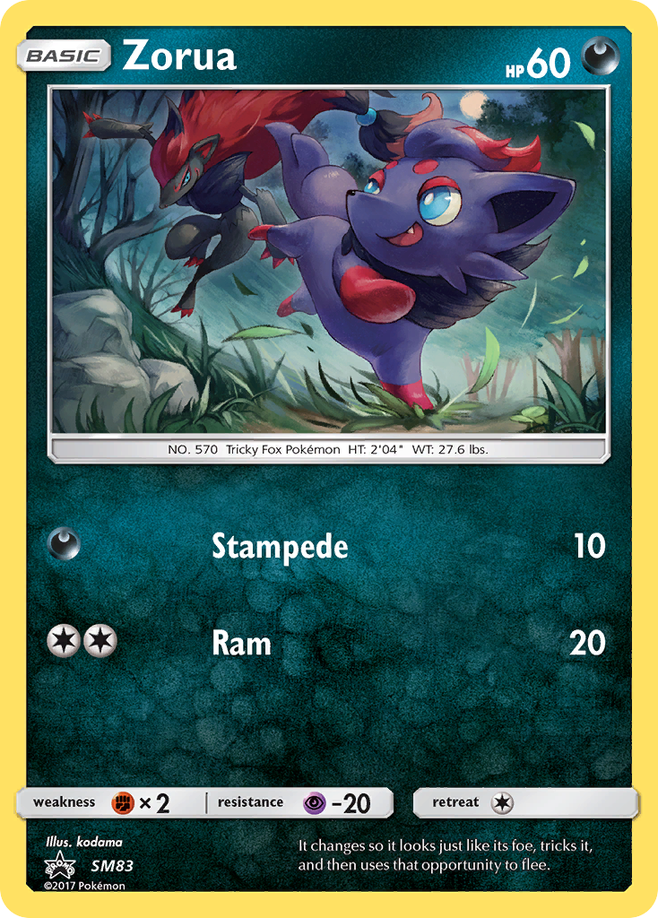 Zorua – SM Black Star Promos