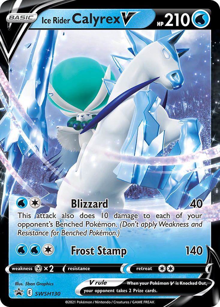 Ice Rider Calyrex V – Sword & Shield Promos
