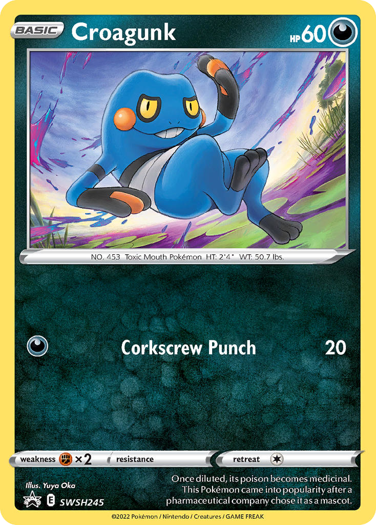 Croagunk – Sword & Shield Promos