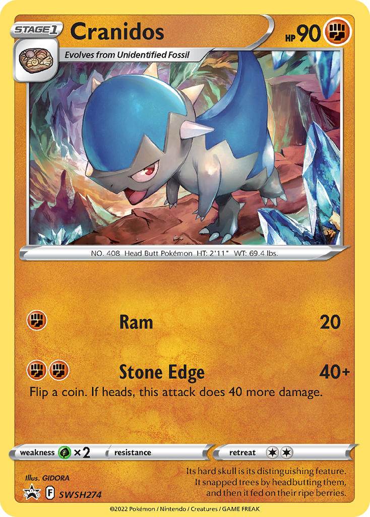 Cranidos – Sword & Shield Promos