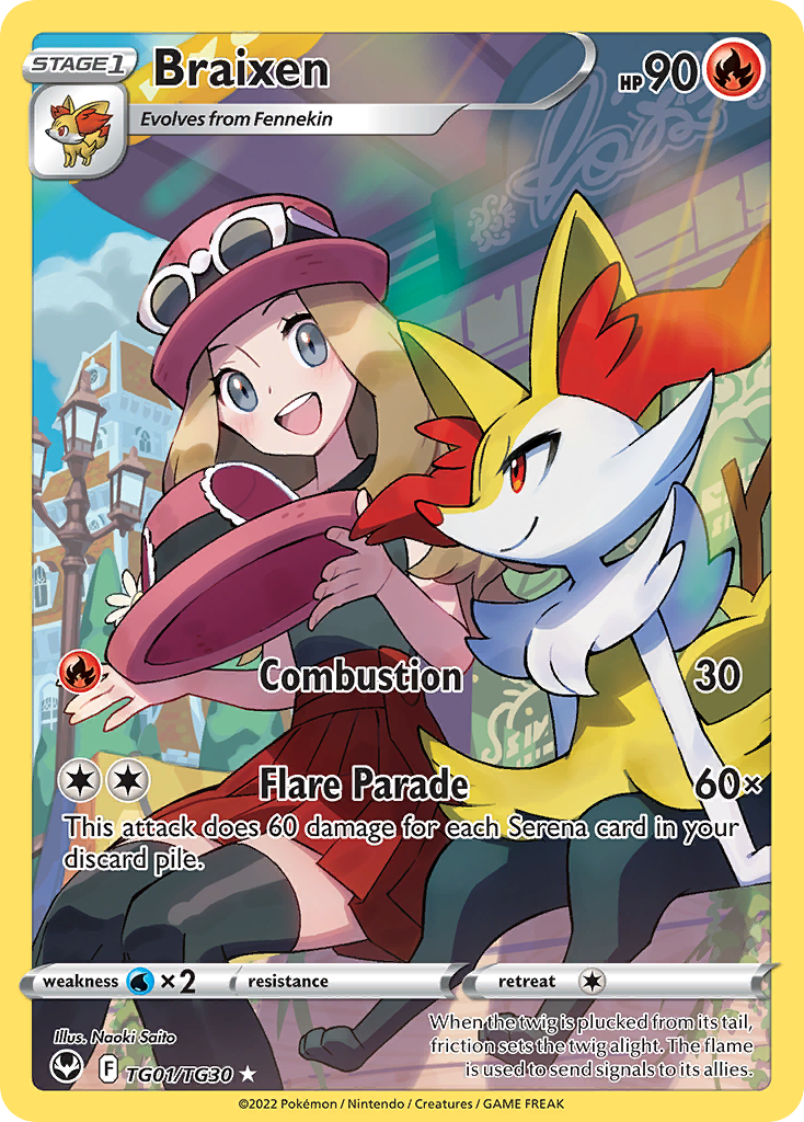 Braixen – Silver Tempest Trainer Gallery