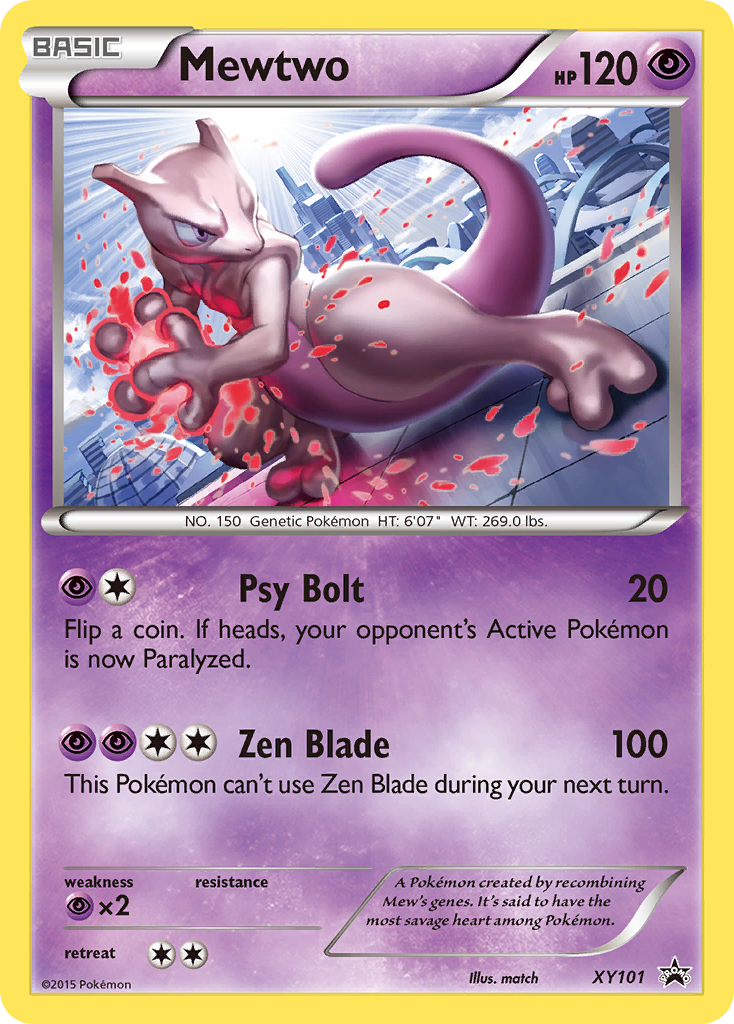 Mewtwo – XY Black Star Promos