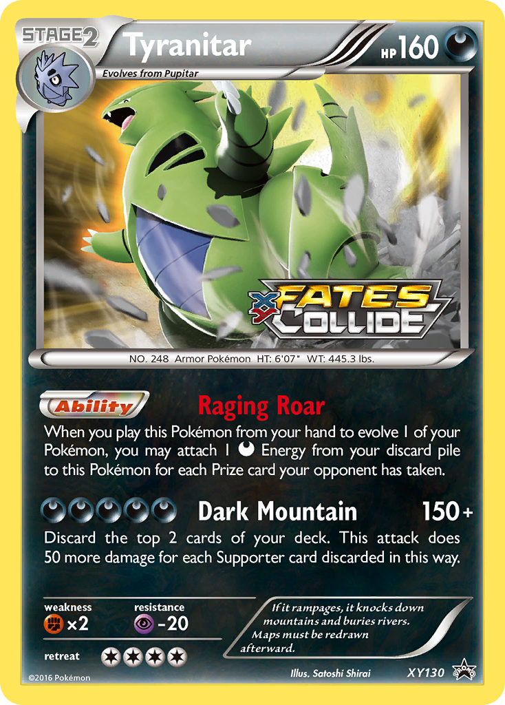 Tyranitar – XY Black Star Promos